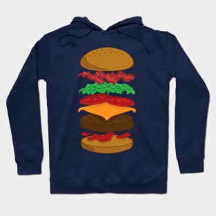 Hamburger Ingredients Hoodie